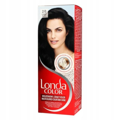Londa Color farba do włosów nr 2/0 czarny Londa Color farba do włosów nr 2/0 czarny