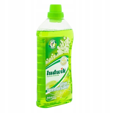 Ludwik płyn uniwersalny super połysk konwalia 1l Ludwik płyn uniwersalny super połysk konwalia 1l