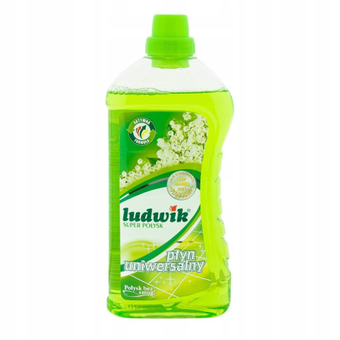 Ludwik płyn uniwersalny super połysk konwalia 1l Ludwik płyn uniwersalny super połysk konwalia 1l