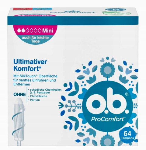 OB TAMPONY PRO COMFORT MINI 64 SZTUKI