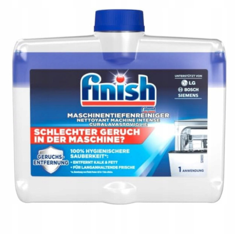 Finish płyndo czyszczenia zmywarki Finish 0,25l DE Finish płyndo czyszczenia zmywarki Finish 0,25l DE