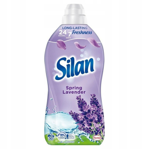 Silan Spring Lavender Płyn do zmiękczania tkanin 1100ml (50 prań) Silan Spring Lavender Płyn do zmiękczania tkanin 1100ml (50 prań)