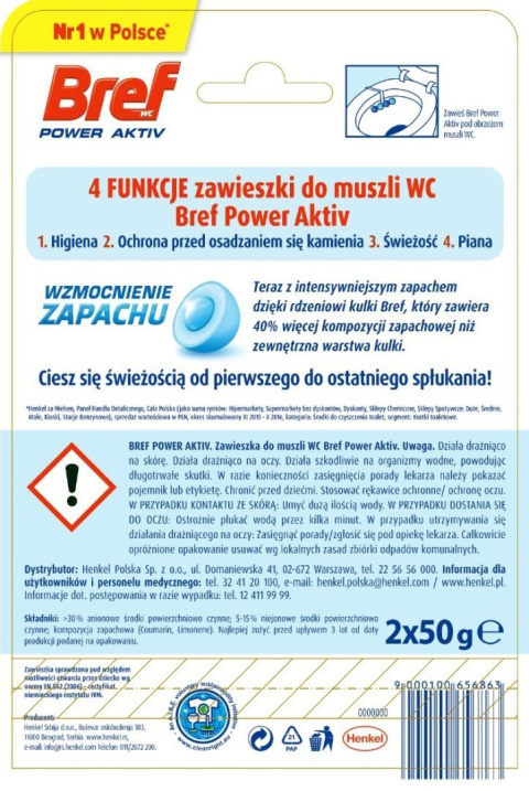 Zawieszka Bref o zapachu oceanu 2x50g Zawieszka Bref o zapachu oceanu 2x50g