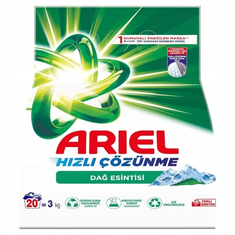 Ariel Proszek Do Prania Białych Tkanin 3 kg - 20 Prań Ariel Proszek Do Prania Białych Tkanin 3 kg - 20 Prań