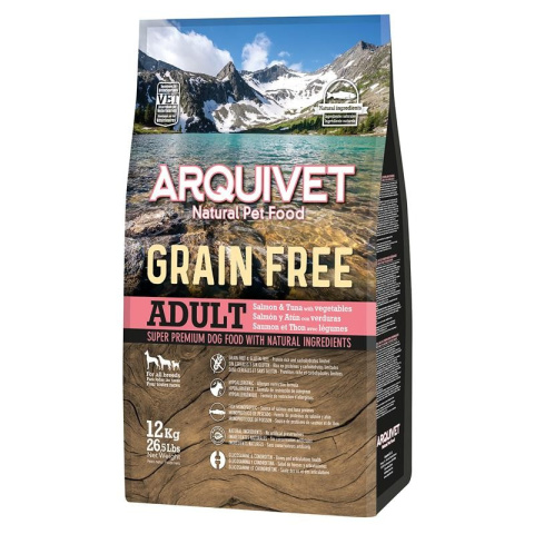 Arquivet GRAIN FREE z łososiem 12 kg Karma dla Psów Arquivet GRAIN FREE z łososiem 12 kg Karma dla Psów