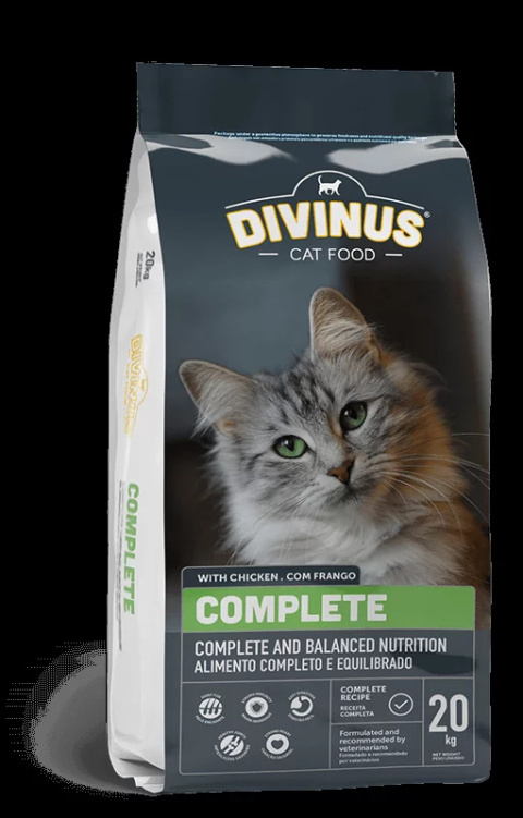 Divinus Cat Complete dla kotów dorosłych 20kg Divinus Cat Complete dla kotów dorosłych 20kg