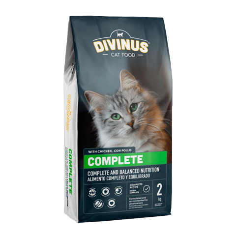 Divinus Cat Complete dla kotów dorosłych 2kg Divinus Cat Complete dla kotów dorosłych 2kg