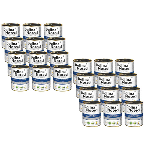 Dolina Noteci bogata w dorsza z brokułami 24 x 400g Dolina Noteci bogata w dorsza z brokułami 24 x 400g