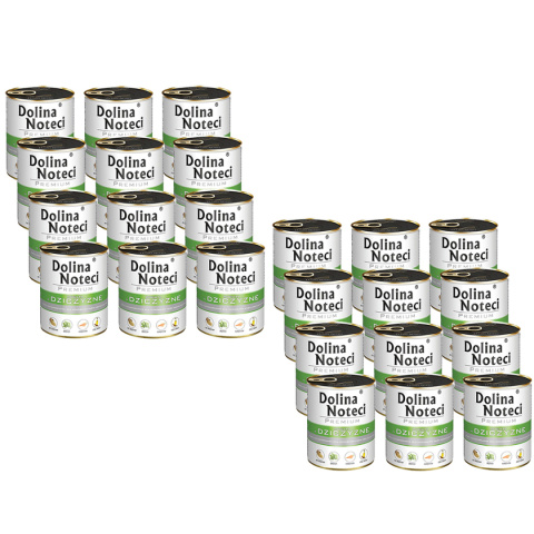 Dolina Noteci bogata w dziczyznę 24 x 400g Dolina Noteci bogata w dziczyznę 24 x 400g