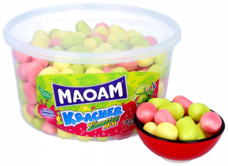 Maoam Kracher Limetten Mixx Gumy rozpuszczalne kamyczki 1200g