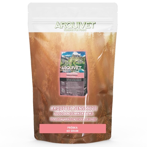 PRÓBKA Arquivet Sensitive łosoś z ziemniakami 60g PRÓBKA Arquivet Sensitive łosoś z ziemniakami 60g