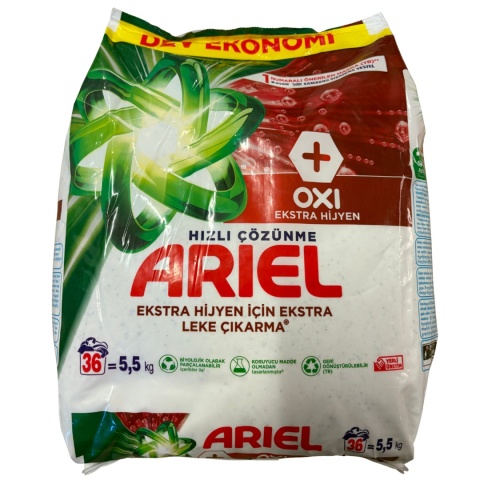 Proszek do Prania do Białego Ariel Ultra Oxi Ekstra Higiena 5,5 kg