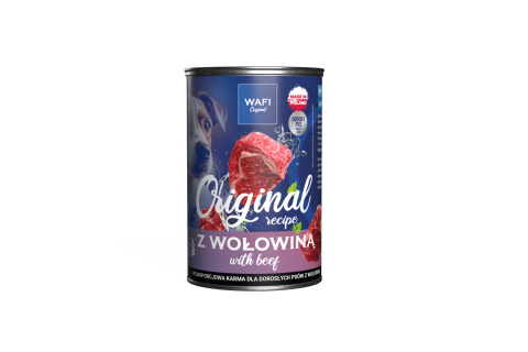 WAFI puszka mielonka dla psa z wołowiną 400g WAFI puszka mielonka dla psa z wołowiną 400g