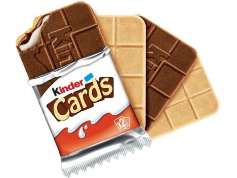 Wafelek Kinder Cards czekoladowy 128 g