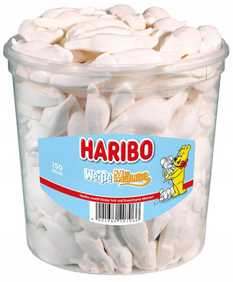 Żelki HARIBO Pianki Owocowe - Pomarańczowe 150 sztuk Żelki HARIBO Pianki Owocowe - Pomarańczowe 150 sztuk