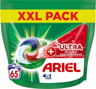 Ariel Extra Kapsułki do Prania ultra 4in1 extra kolor+plus XXL 65szt