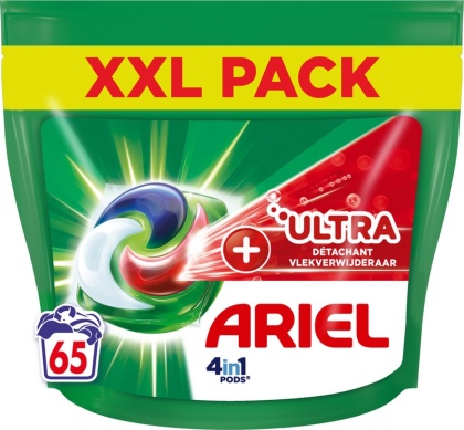 Ariel Extra Kapsułki do Prania ultra 4in1 extra kolor+plus XXL 65szt