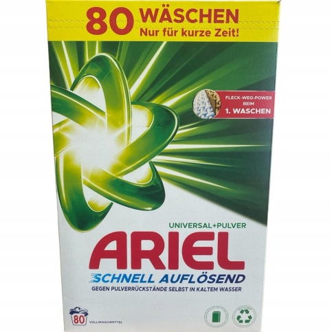 Ariel proszek do prania Uniwersalny DE 80 prań 4,8kg