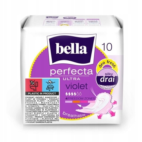 BELLA PERFECTA ULTRA VIOLET podpaski 10 szt.