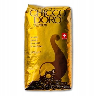 Chicco d'Oro Tradition Kawa ziarnista 1 kg - Klasyczna mieszanka z 90% Arabiki