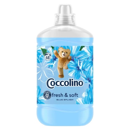 Coccolino Płyn do płukania Fresh & Soft Blue Splash 1700 ml - Zapach wiosennych kwiatów