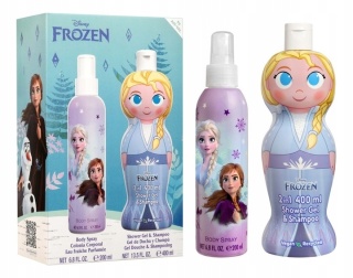 Disney Frozen Zestaw na Prezent Mgiełka 200 ml + Żel i Szampon 2w1 400 ml