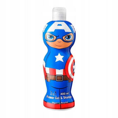 Disney Captain America żel i szampon 2w1 dla dzieci 400 ml