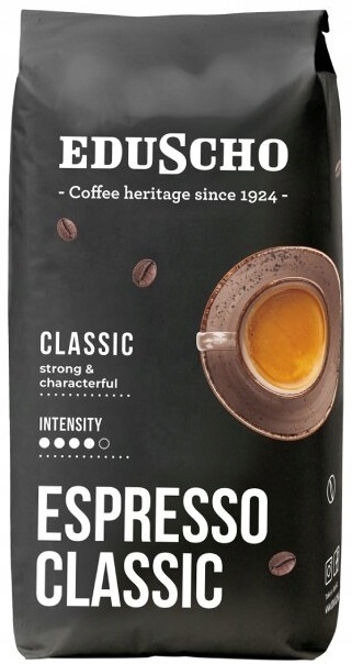 Eduscho Espresso Classico 1kg kawa ziarnista mocna