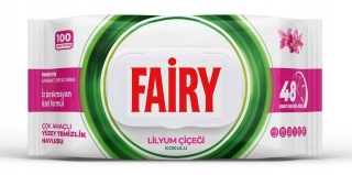 Fairy Chusteczki Czyszczące Uniwersalne Lily 100 sztuk lilia