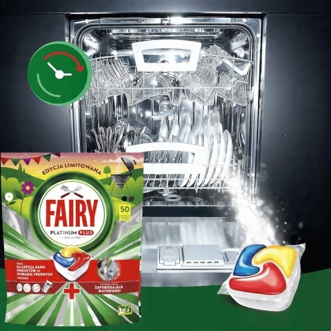 Fairy Platinum Plus Kapsułki do zmywarki 50 szt