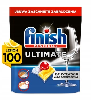 Finish Kapsułki do zmywarki Lemon Ultimate All in 1 - 100 szt