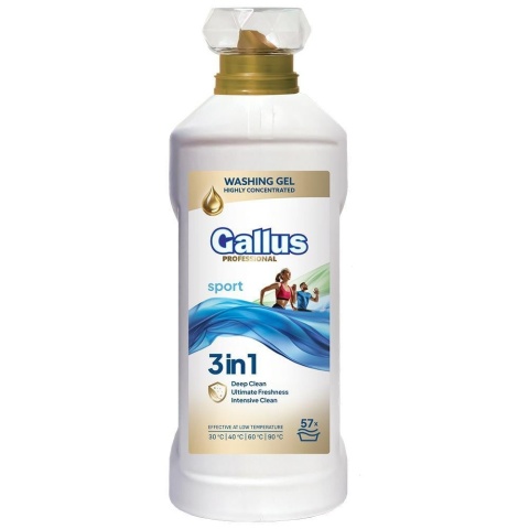 GALLUS Żel do prania 2L 3w1 sport GALLUS Żel do prania 2L 3w1 sport