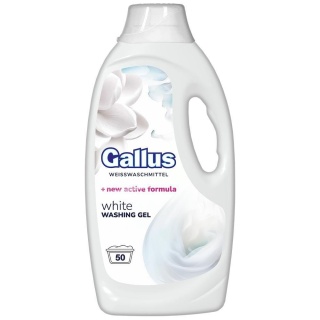 Gallus White Skoncentrowany Żel do Prania Białego 50 prań 2l
