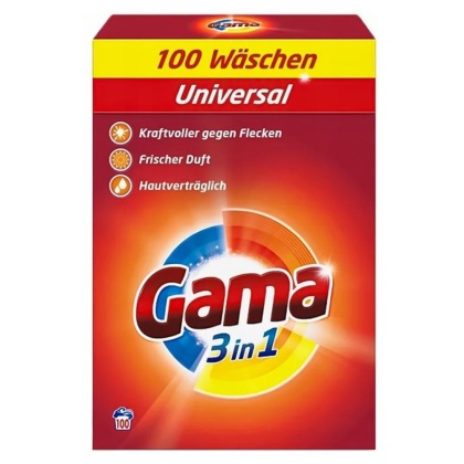 Gama/Vizir Universal proszek do prania 6 kg - 100 prań karton