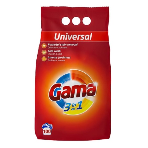 Gama/Vizir Universal proszek do prania 6 kg - 100 prań