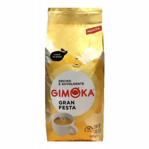 Gimoka Gran Festa 1kg kawa ziarnista 20% Arabica 80% Robusta