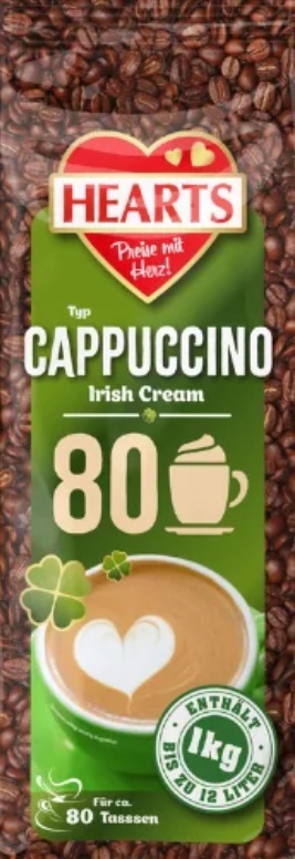 HEARTS Cappuccino Irish Cream 1kg