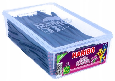 Haribo Balla Stixx Owoce Leśne 150 szt. 1125g - Oryginalne żelki owocowe z Niemiec bez żelatyny Haribo Balla Stixx Owoce Leśne 150 szt. 1125g - Oryginalne żelki owocowe z Niemiec bez żelatyny