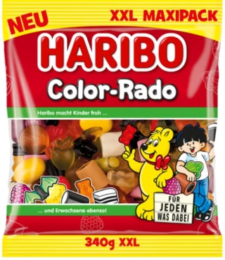 Haribo Colo-Rado żelki mix 340g DE - Kolorowa mieszanka żelków z Niemiec