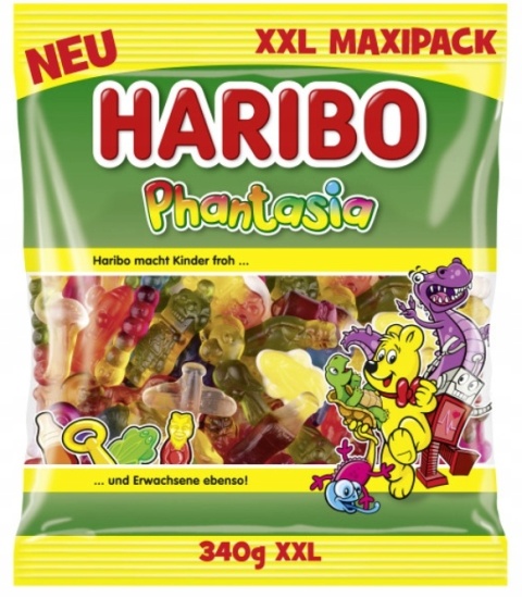 Haribo Phantasia Żelki 340 g - Niemiecka mieszanka smaków i kolorów Haribo Phantasia Żelki 340 g - Niemiecka mieszanka smaków i kolorów