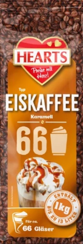 Hearts Cappuccino Ice Coffee Caramel 1kg kawa rozpuszczalna karmel cappuccino mrożone