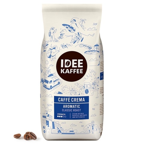Idee Kaffee Crema Classic 1 kg kawa ziarnista Arabica Robusta łagodna