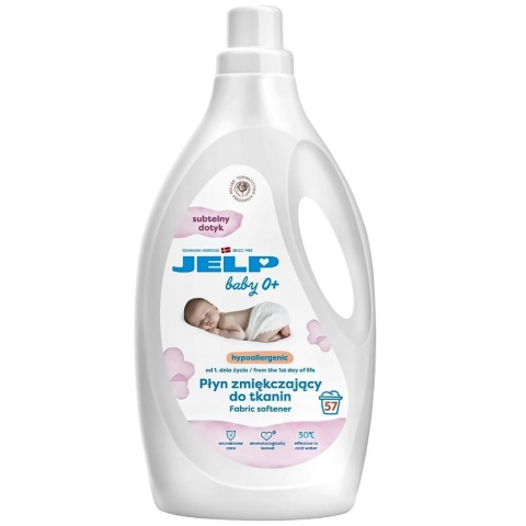 JELP Baby 0+ hipoalergiczny płyn do płukania tkanin dla niemowląt 2L 57 prań