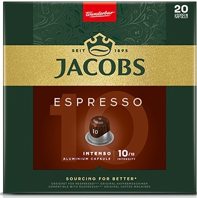 Jacobs Espresso 10 Intenso 20 kapsułek do Nespresso