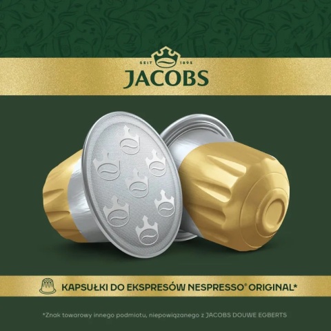 Jacobs Lungo Krönung Signature 20 kapsułek do Nespresso aksamitne lungo intensywność 6