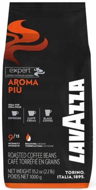 Kawa ziarnista mieszana Lavazza Expert Aroma Piu 1000 g