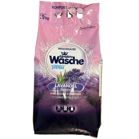 Königliche Wäsche Proszek do Prania Lawendowy 10 kg DE - 142 prań Königliche Wäsche Proszek do Prania Lawendowy 10 kg DE - 142 prań