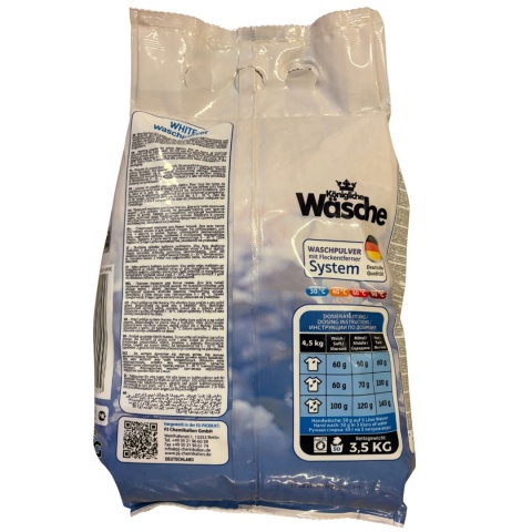 Königliche Wäsche WHITE Proszek do prania białego 3,5 kg DE - 50 prań Königliche Wäsche WHITE Proszek do prania białego 3,5 kg DE - 50 prań