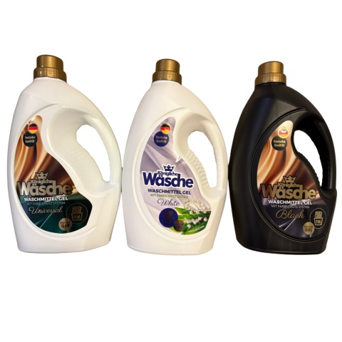 Königliche Wäsche Żel do prania czarnego 3,2L DE - 106 prań Königliche Wäsche Żel do prania czarnego 3,2L DE - 106 prań