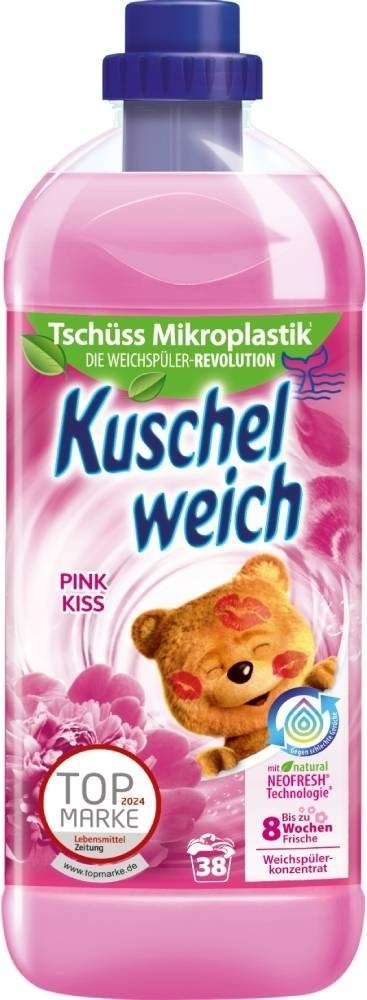 Kuschelweich Pink Kiss płyn do płukania 1 L - 38 prań Niemiecki